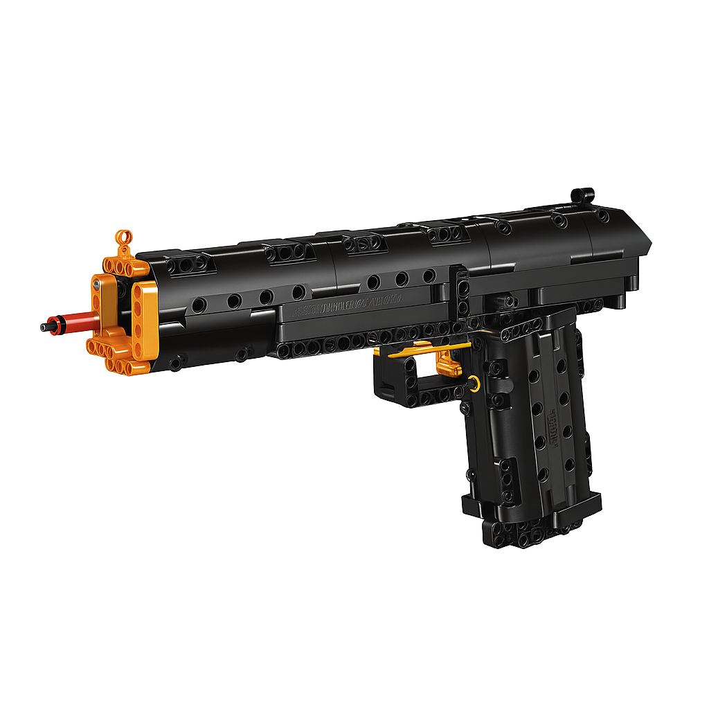 Mould King Black Gun Brick Set