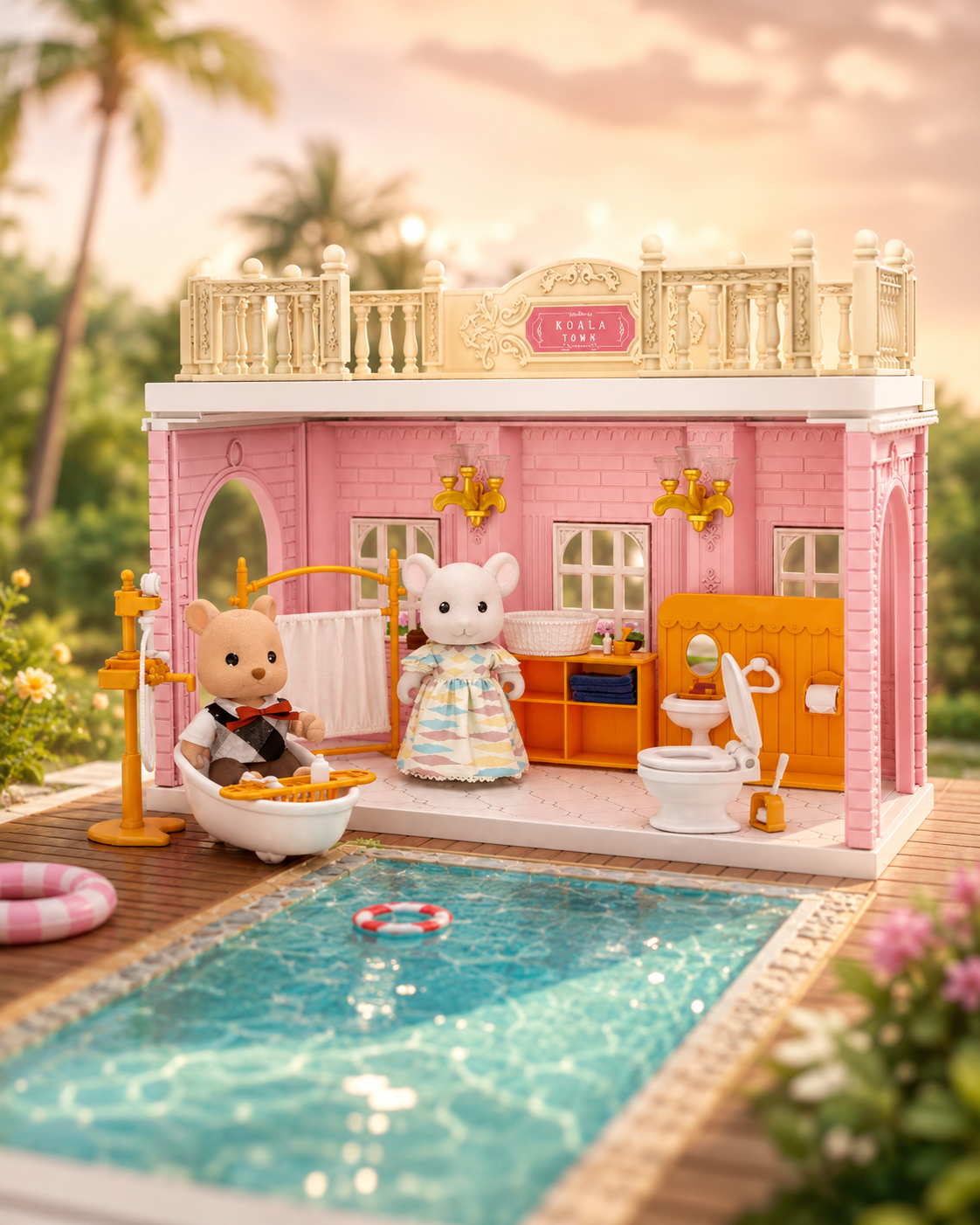 Koala Town Luxury Bathroom & Pool Set – alternate view