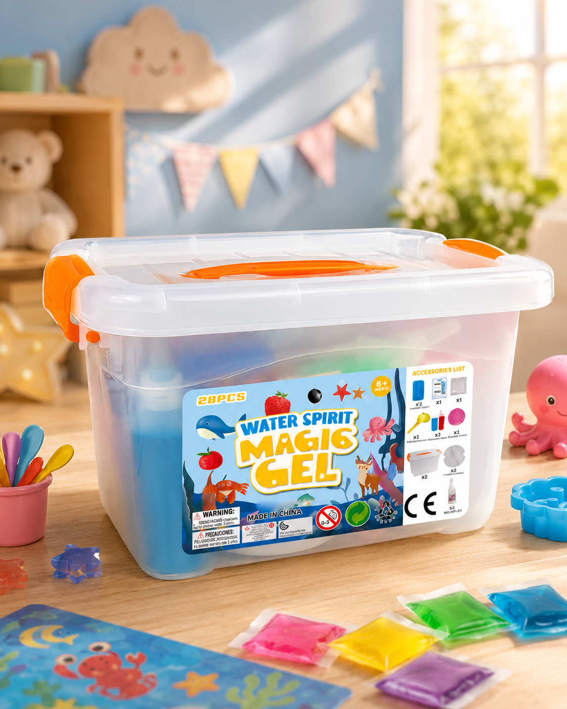 Color Magic Gel Bucket For Kids – product view