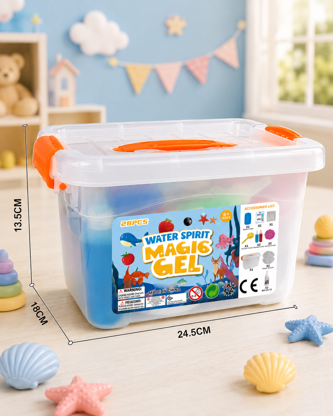 Color Magic Gel Bucket For Kids – detail view 2