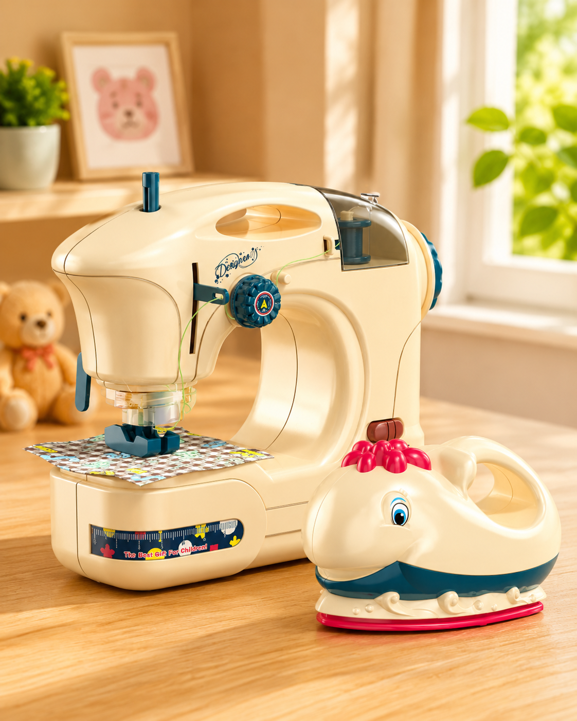 Electric Sewing Machine and Dolphin Iron