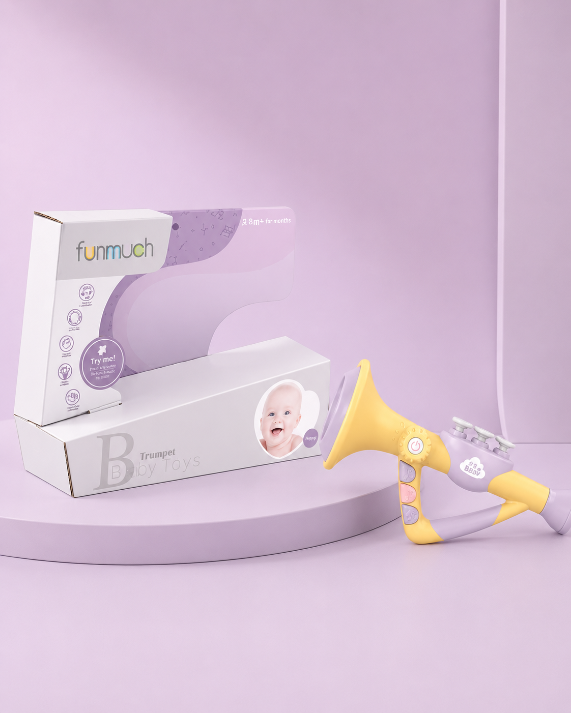 Calm Baby Musical Instrument Trumpet – alternate view