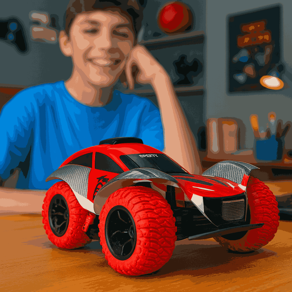 ماشین شیرین کاری سه چرخ RC Leopard Drift™ – وسیله نقلیه دریفت با کنترل از راه دور پرسرعت