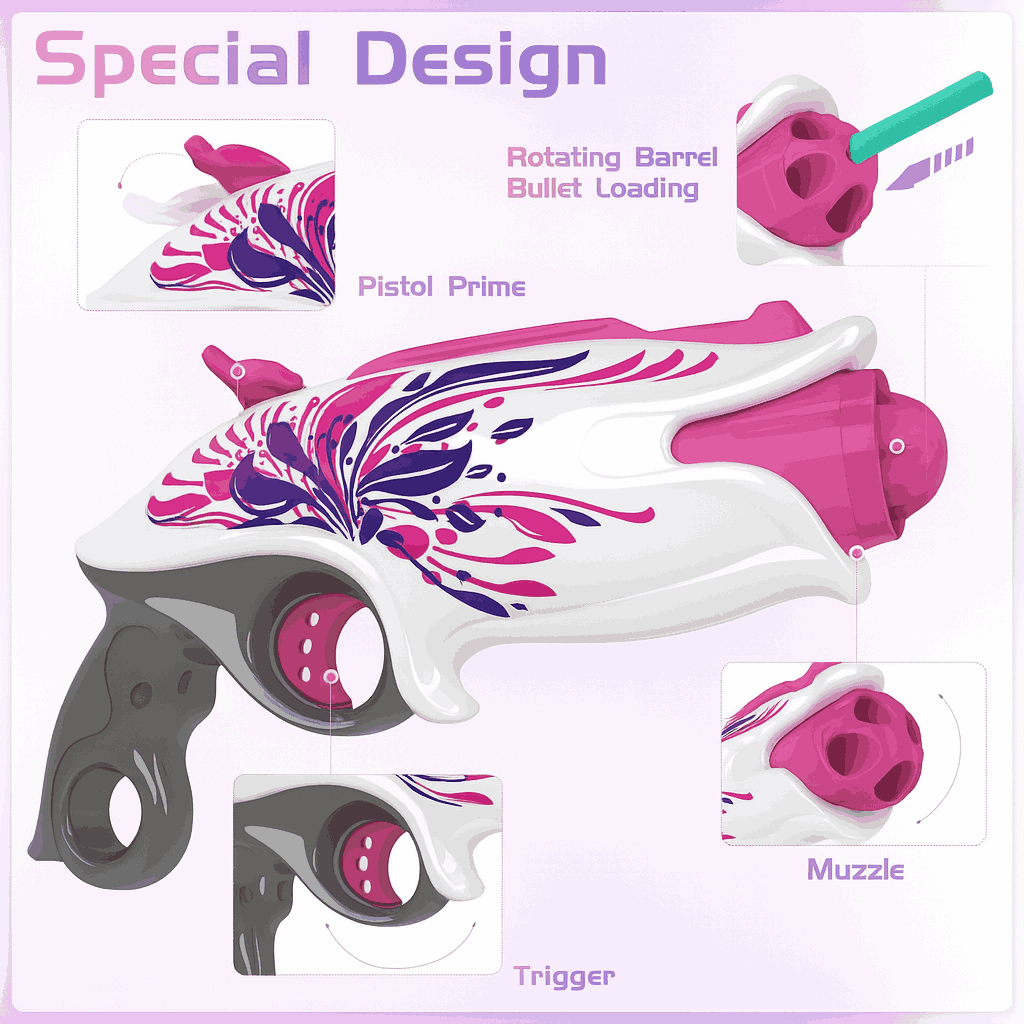 Blaze Storm S2 Electric Soft Bullet Blaster \ برای دختران