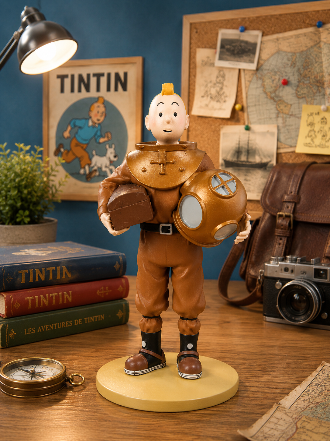 Tintin & Snowy Adventure PVC Figure