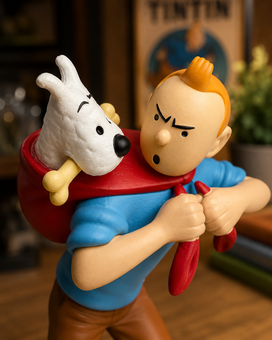 Tintin & Snowy Adventure PVC Figure