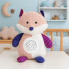 calm-baby plush fox with projection