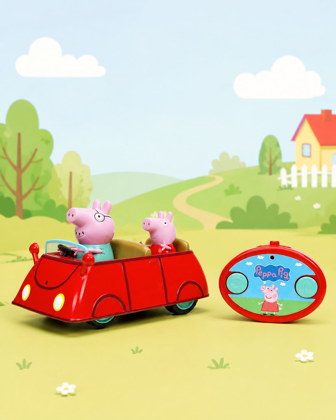 Peppa Pig RC Remote Control Car Red, Toys for Kids