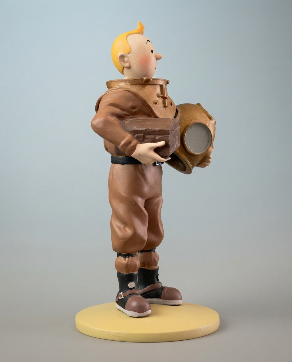 Tintin & Snowy Adventure PVC Figure