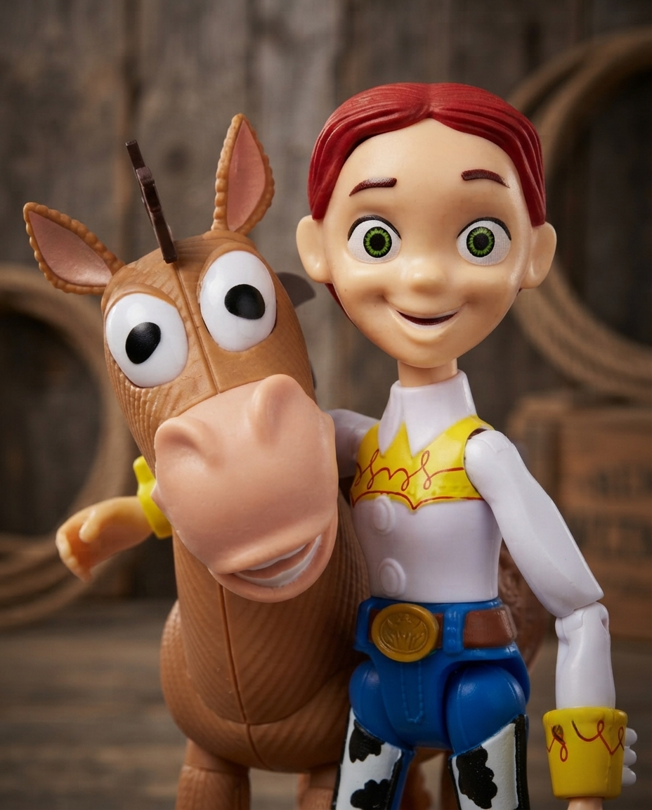 Toy Story GJH82 Disney Pixar Jessie and Bullseye, Pack of 2