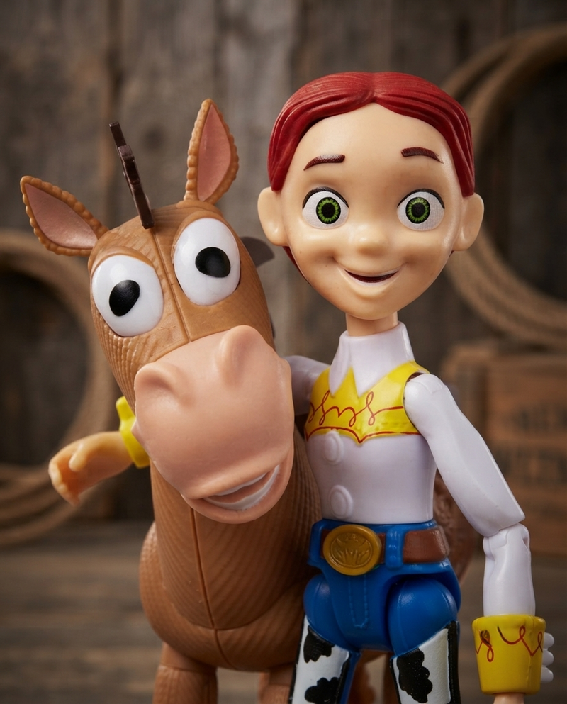 Toy Story GJH82 Disney Pixar Jessie and Bullseye, Pack of 2