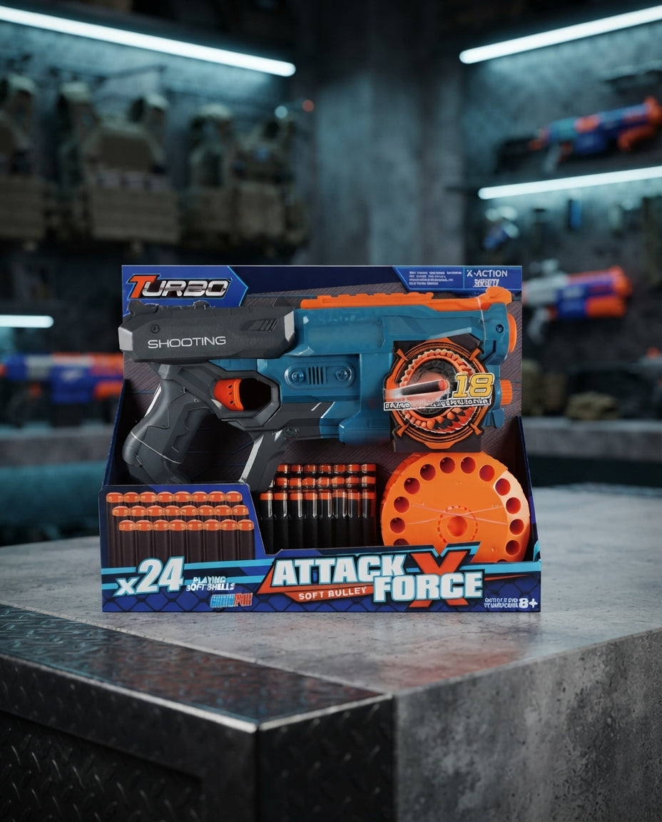 X24 Attack Force Foam Dart Blaster