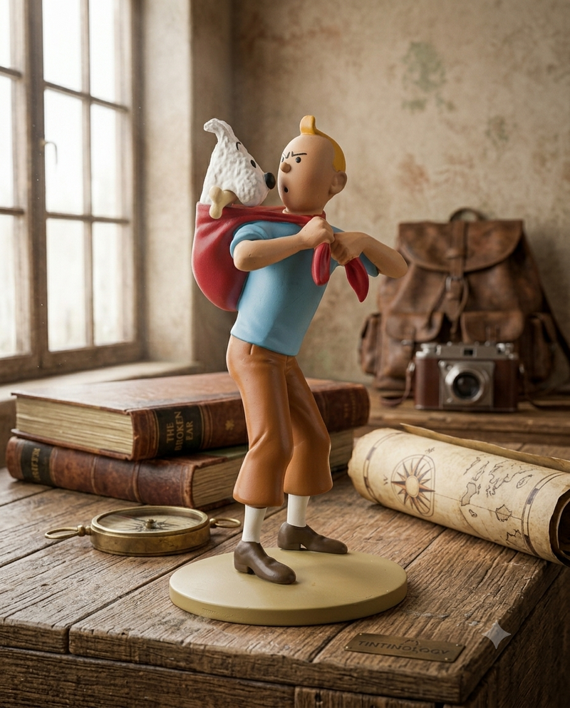 Tintin & Snowy Adventure PVC Figure
