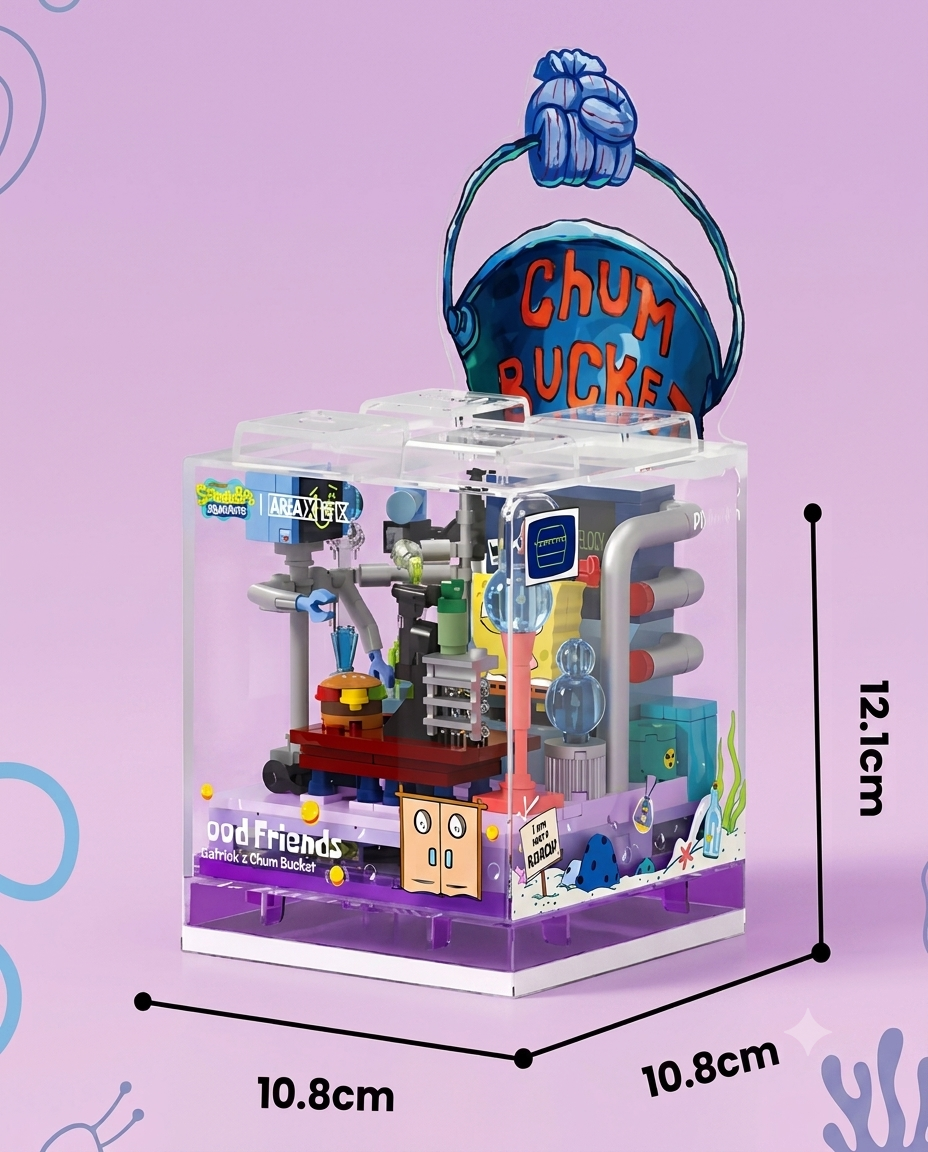 SEMBO Good Friends 2.0 – Plankton's Chum Bucket Playset (AB0051)