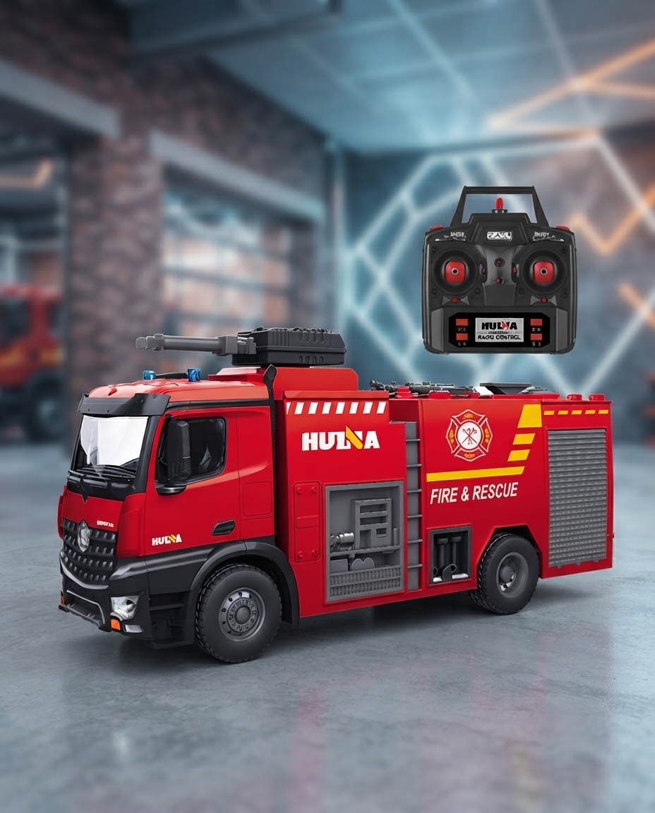 شاحنة إطفاء برش المياه الاحترافية بتحكم عن بعد
