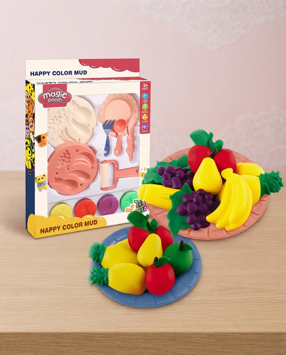 Happy color mud magic fruit