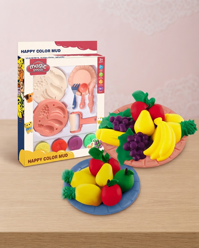Happy color mud magic fruit