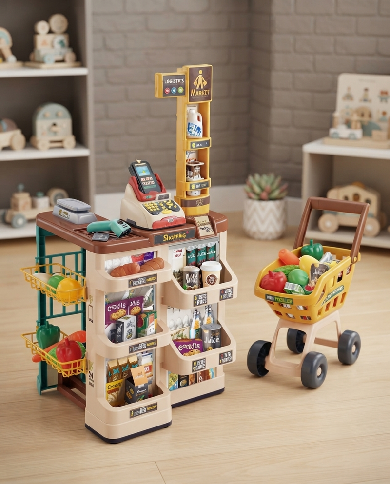 Kids Mini Market With Payment