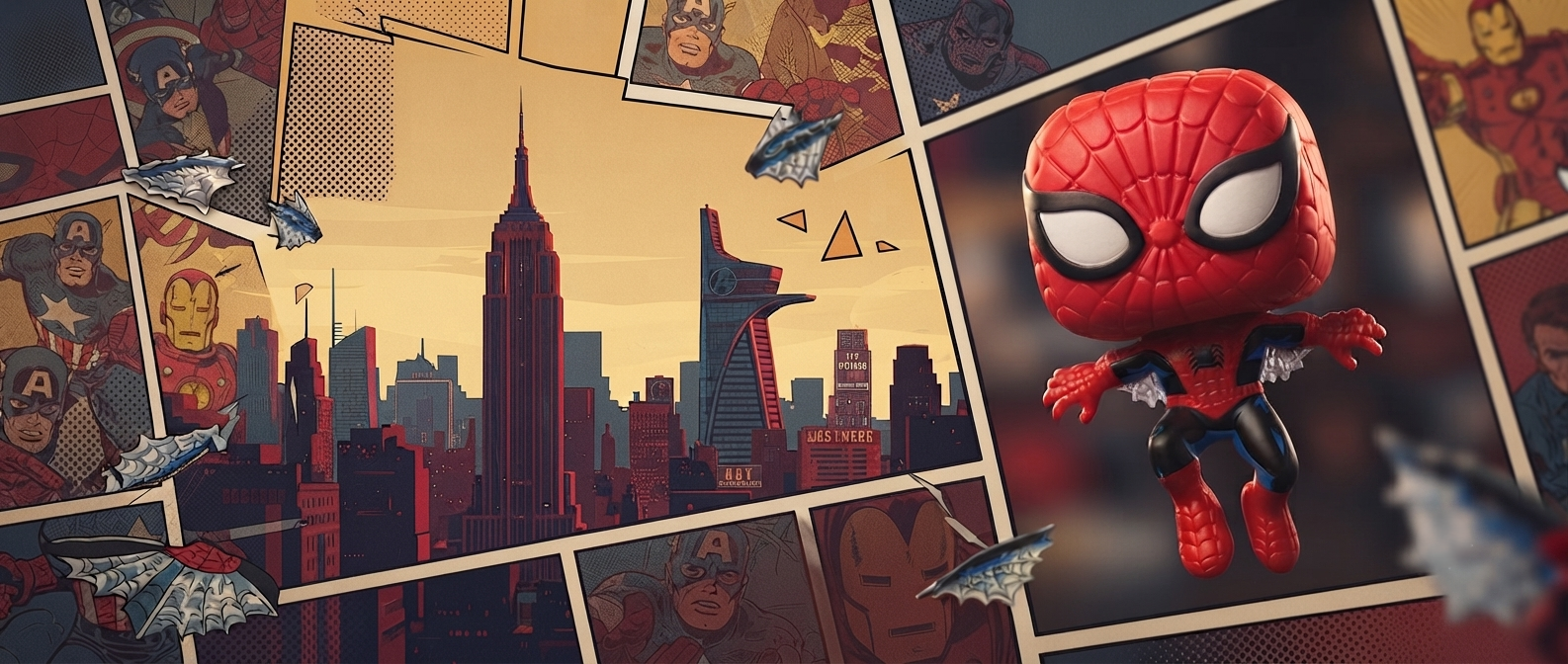 Funko Pop                                                    Spider Man