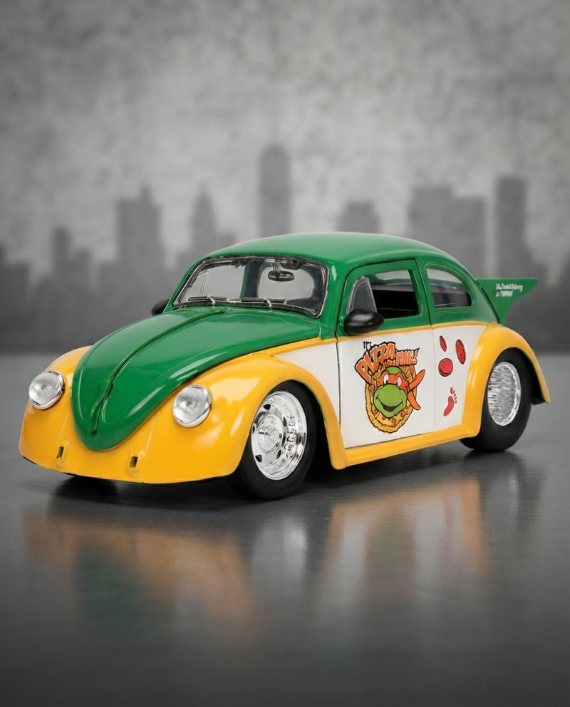 Teen Mutant Ninja Turtles 1959 Volkswagen Drag Beetle 1/24 Scale Model