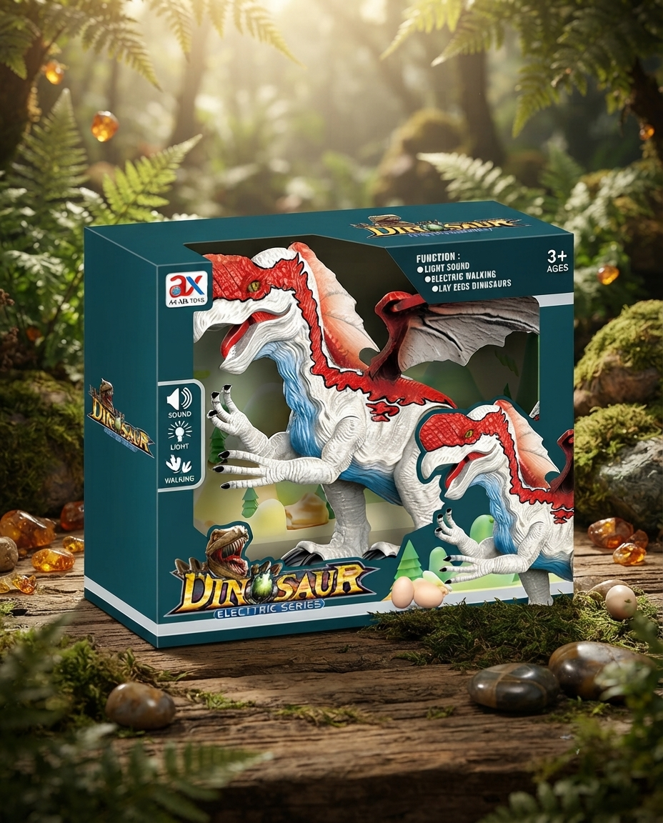 electric egg-laying Trex dinosaur