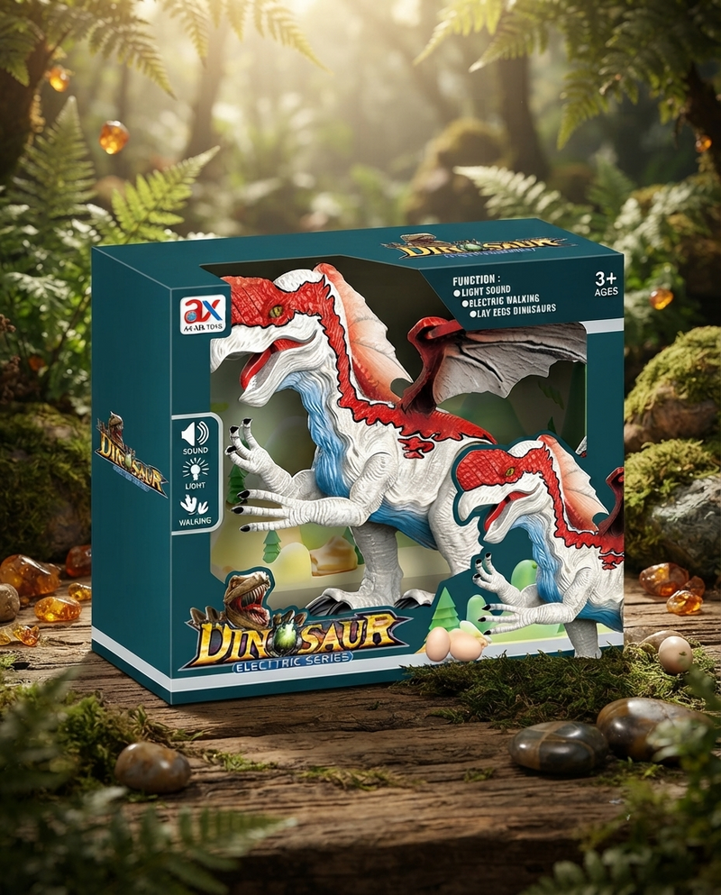 electric egg-laying Trex dinosaur