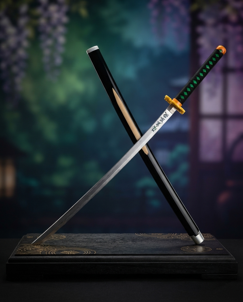 Muichiro Tokito Nichirin Katana – Demon Slayer Anime Cosplay Sword Replica