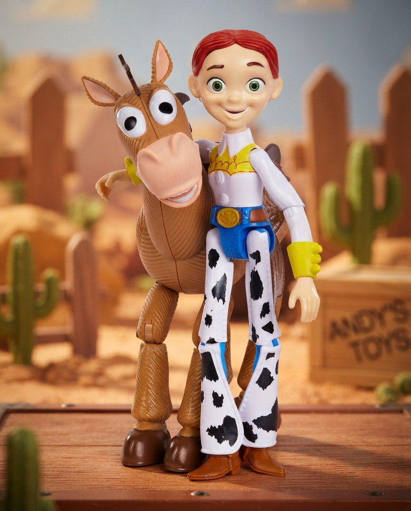 Toy Story GJH82 Disney Pixar Jessie and Bullseye, Pack of 2