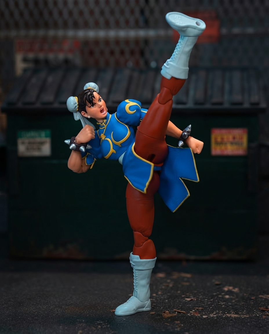 Jada Street Fighter II - Chun-Li Action Figure, 6 Inches