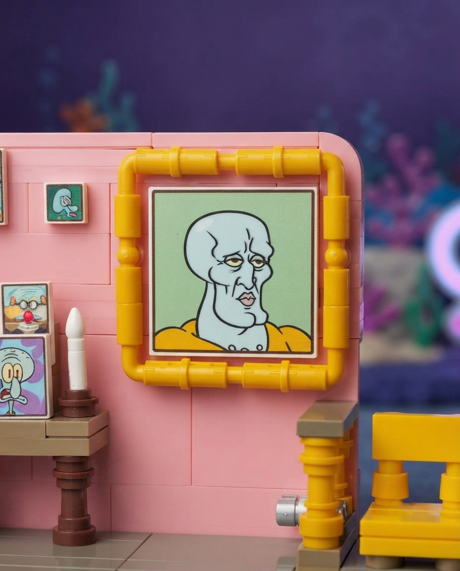 SpongeBob Squidward's Easter Island Figure House