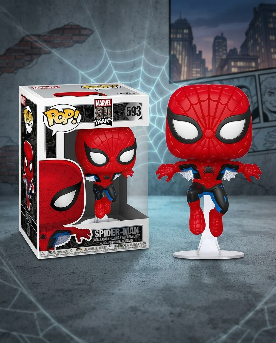 Funko Pop! Marvel: First Appearance - Spider-Man, Action Figure