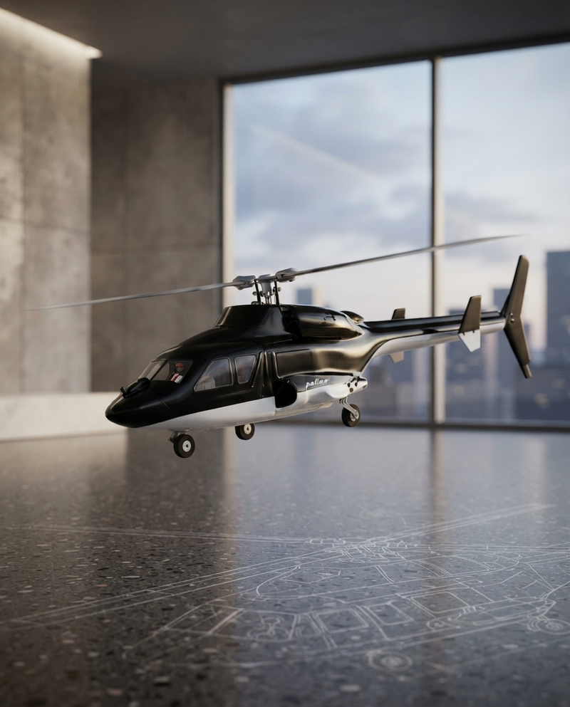طائرة هليكوبتر RC طراز Airwolf 450-Class 2.4G RC