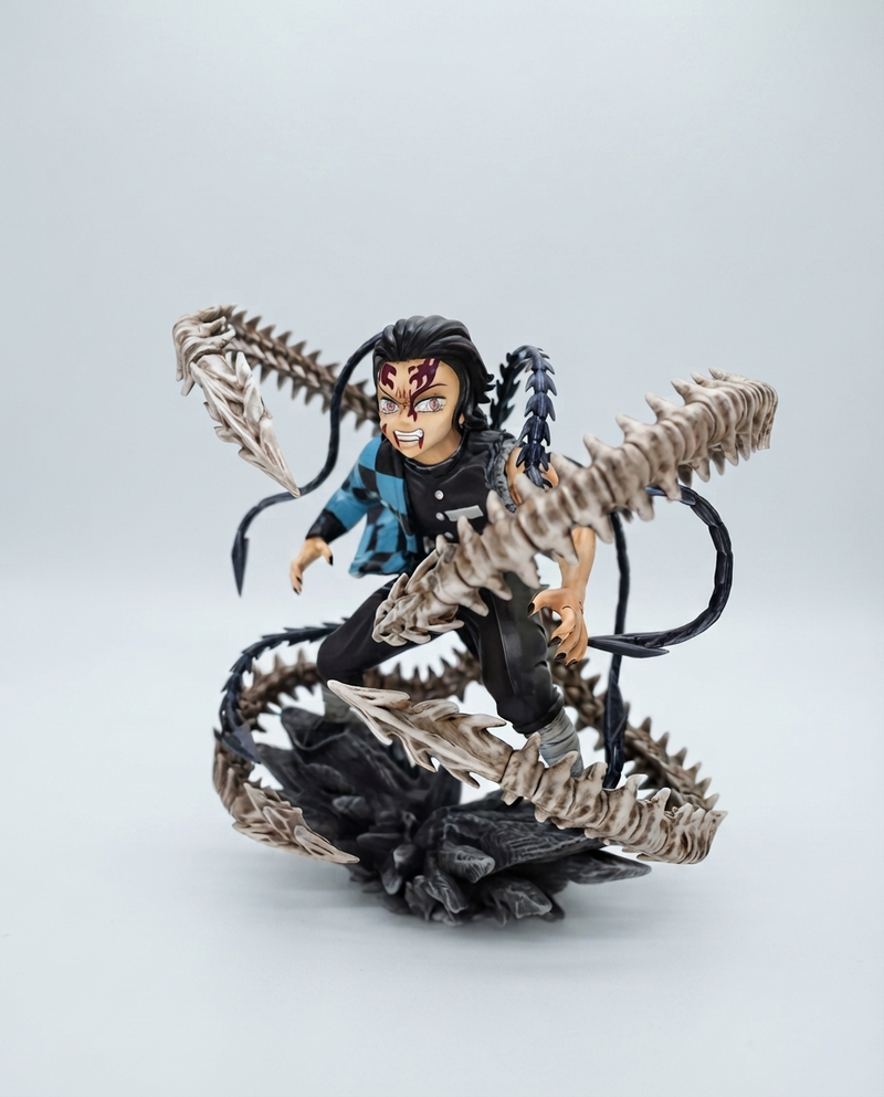 Anime Demon Slayer Ghost King Form Kamado Tanjirou PVC Figure Statue Model Gift