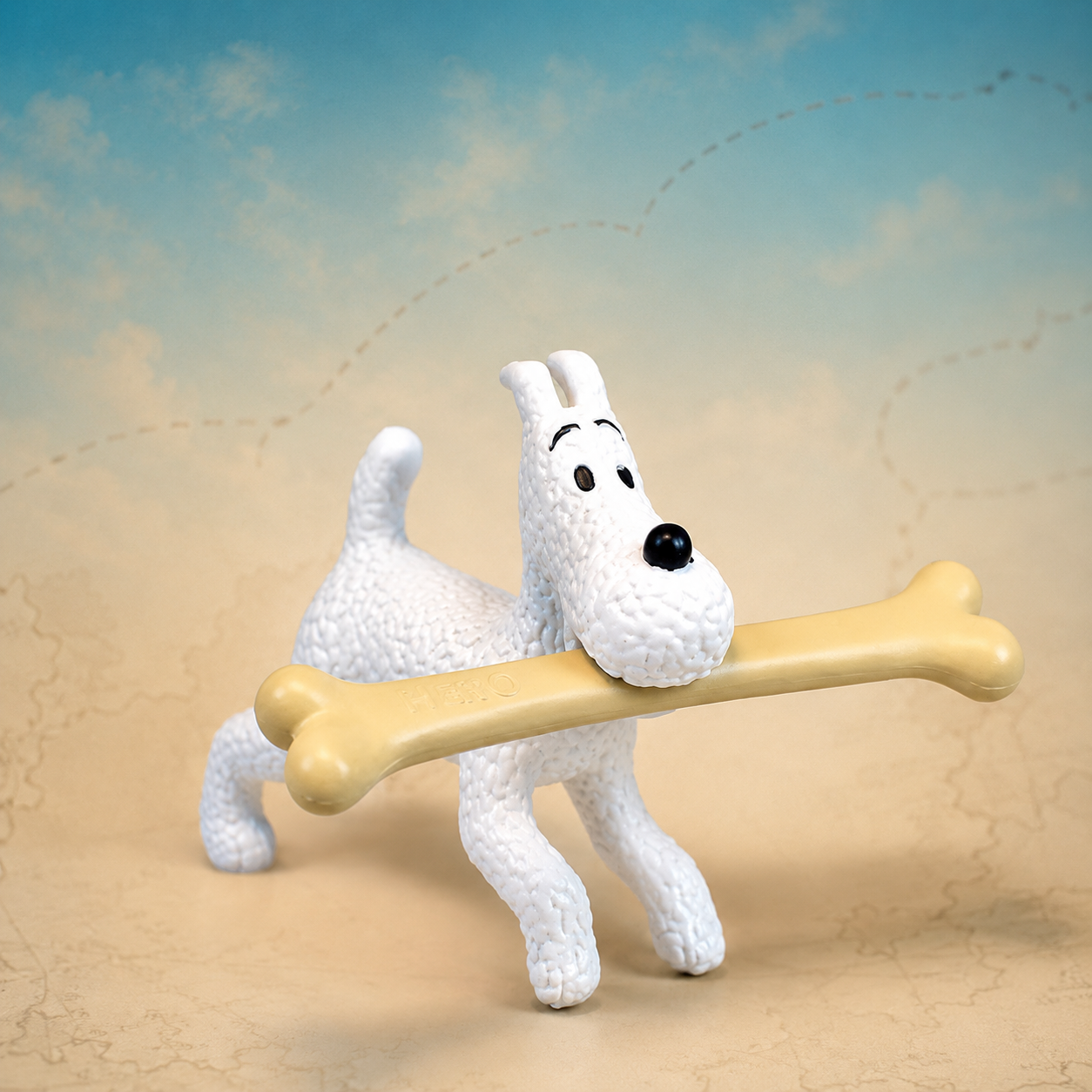 Tintin & Snowy Adventure PVC Figure