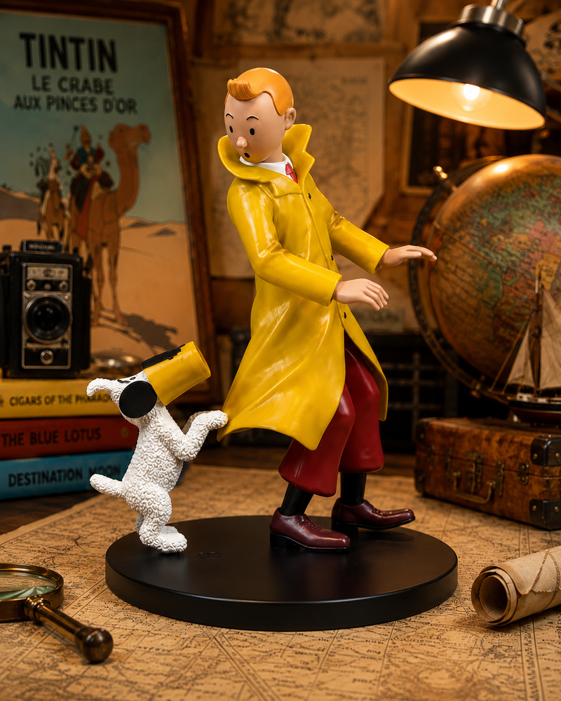 Tintin & Snowy Adventure PVC Figure