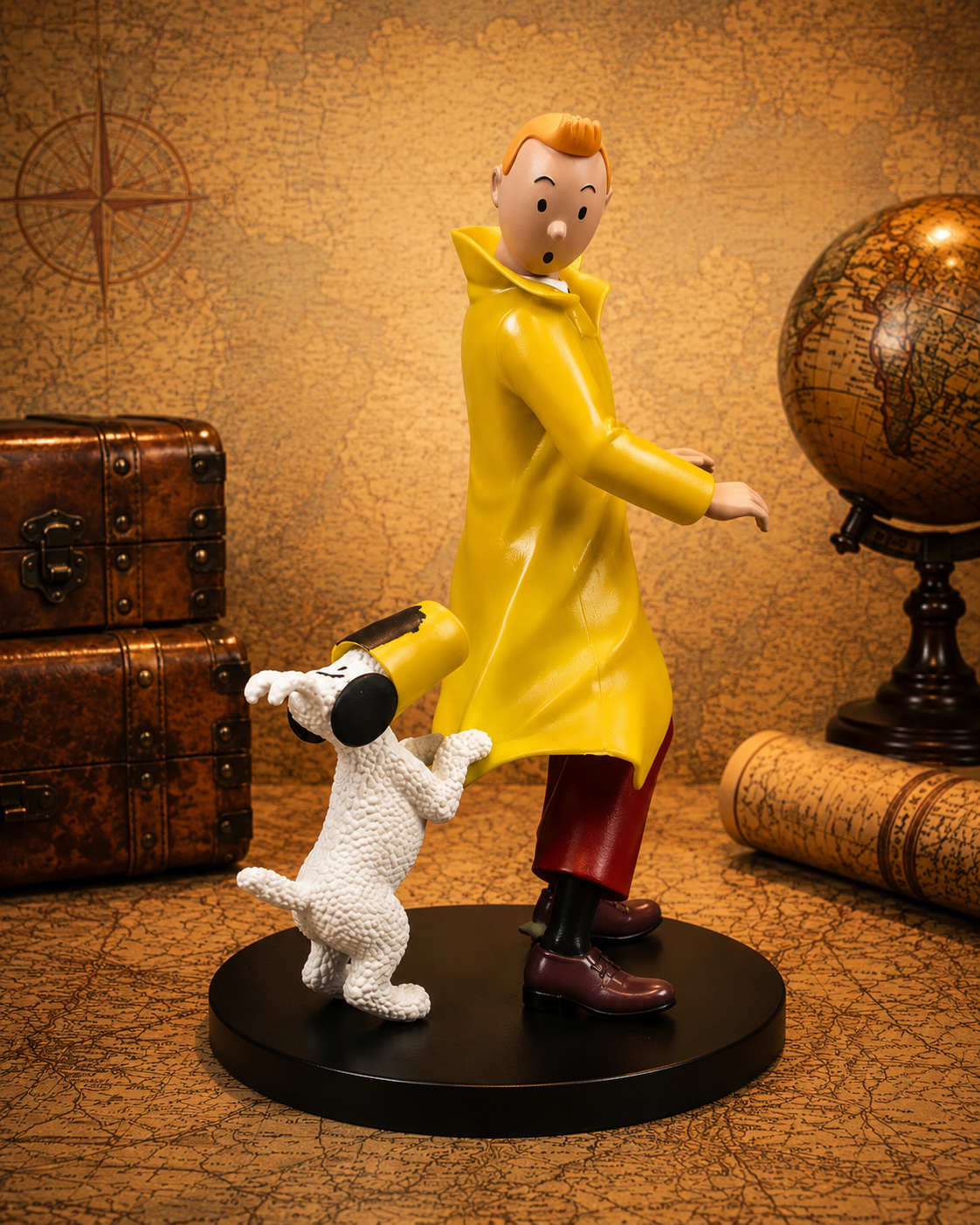 Tintin & Snowy Adventure PVC Figure