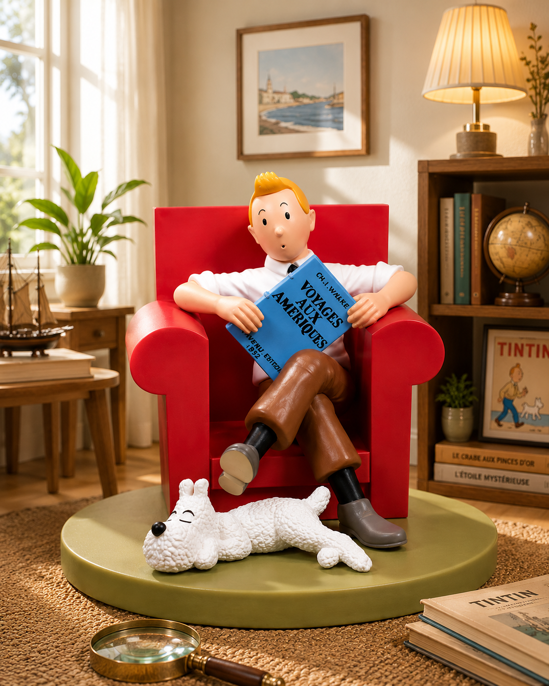 Tintin & Snowy Adventure PVC Figure