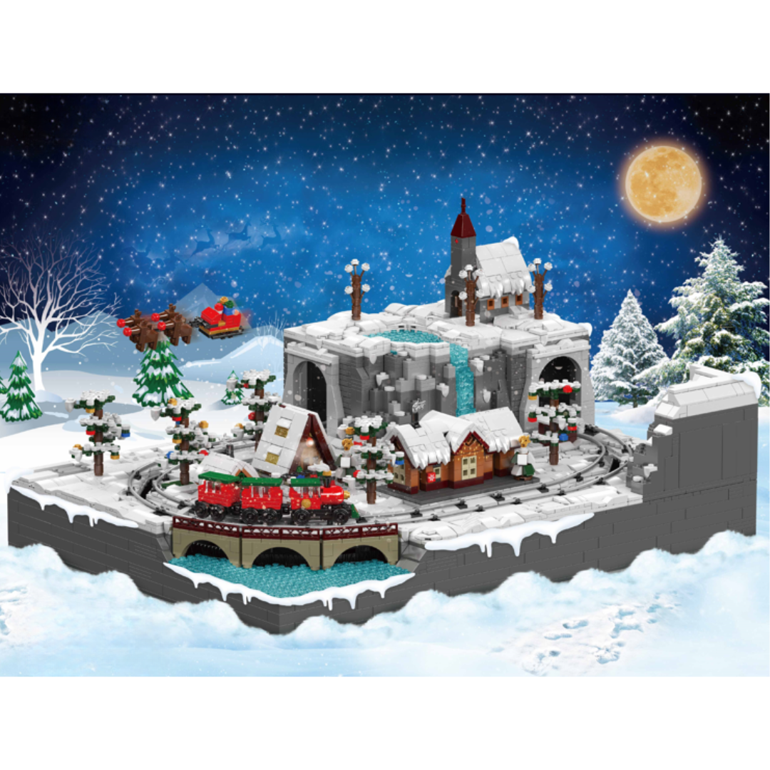 Mould King 12029 Christmas Train Wonderland Building Set