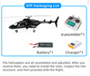 RC Helicopter Airwolf 450-Class 2.4G RC