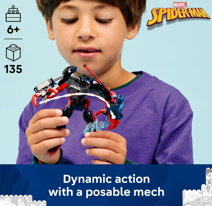 Lego Marvel Miles Morales Mech Vs. Spider-Man