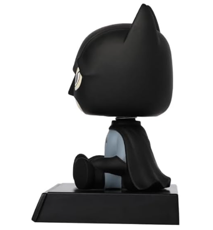 Super Hero Batman Action Figure Limited Edition Bobblehead with Mobile Holder for Car Dashboard, Office Desk & Study12 cm