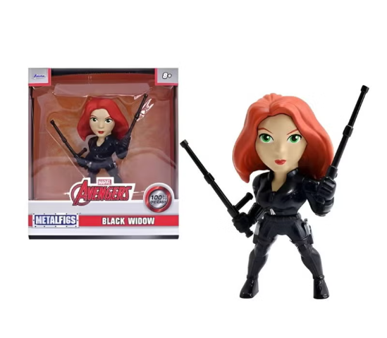 Avengers Black Widow Action Figure Collectible Toy for Kids 10 cm Jada