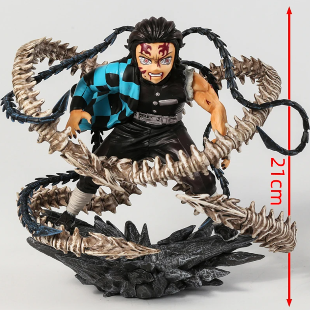Anime Demon Slayer Ghost King Form Kamado Tanjirou PVC Figure Statue Model Gift