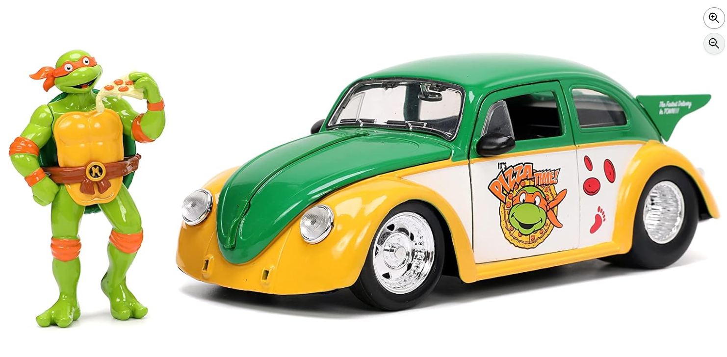 Teen Mutant Ninja Turtles 1959 Volkswagen Drag Beetle 1/24 Scale Model
