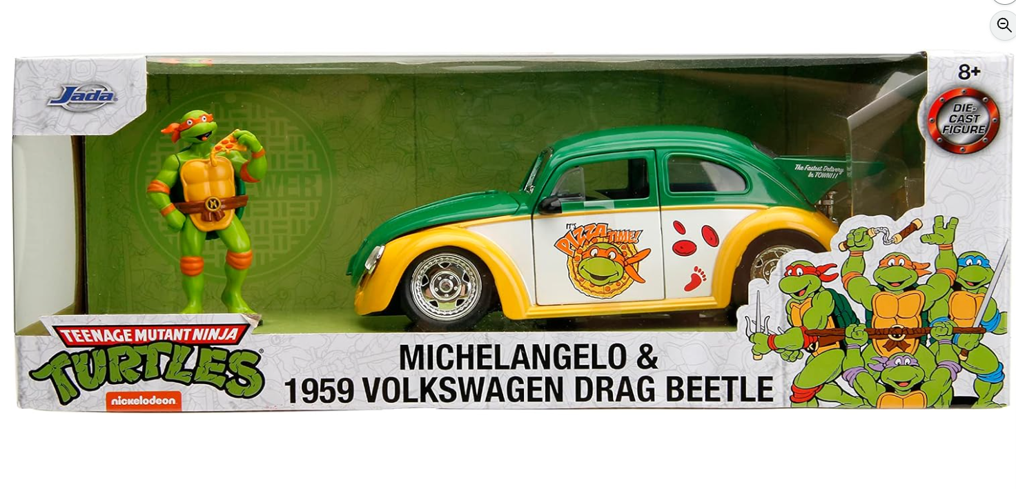 Teen Mutant Ninja Turtles 1959 Volkswagen Drag Beetle 1/24 Scale Model