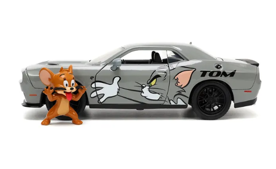 Tom & Jerry 2015 Dodge Challenger HellCat 1/24 Scale Model