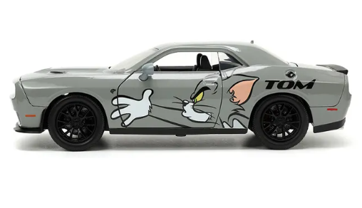 Tom & Jerry 2015 Dodge Challenger HellCat 1/24 Scale Model