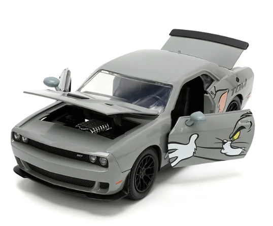 Tom & Jerry 2015 Dodge Challenger HellCat 1/24 Scale Model