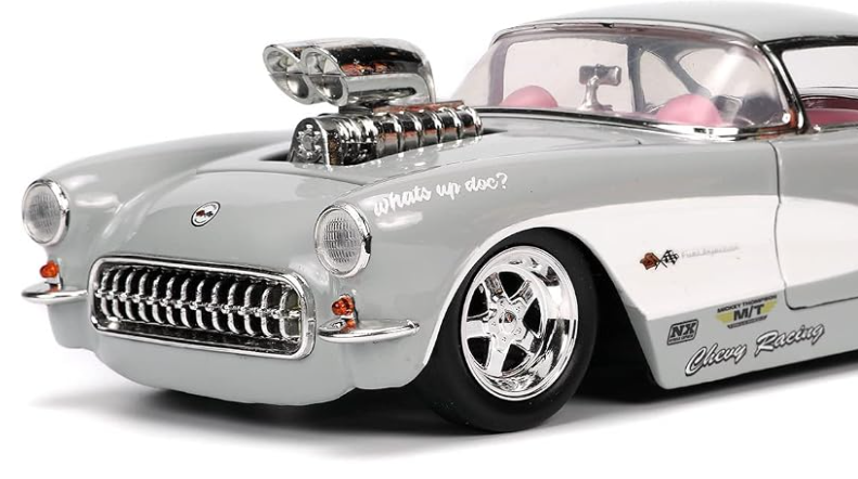 Jada Looney Tunes Bugs Bunny 1967 Chevrolet Corvette - 1:24 Scale Die-Cast Model
