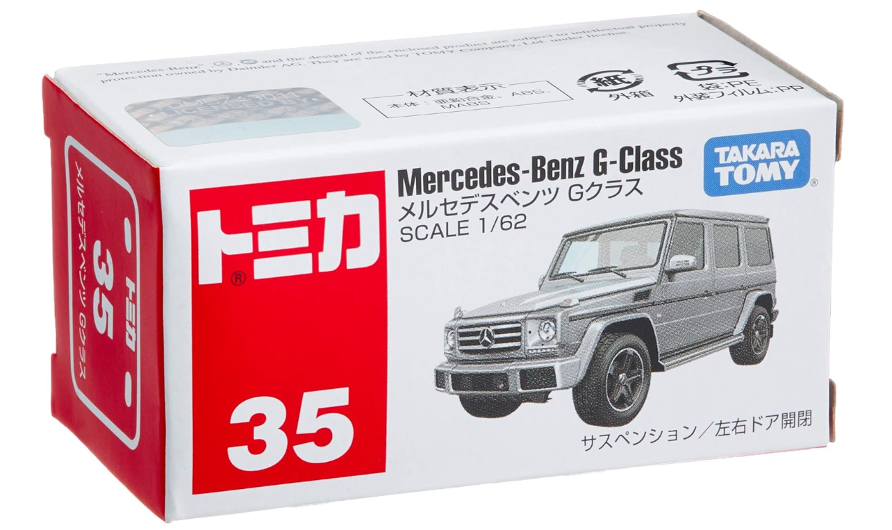 Takara Tomy Tomica 35 Mercedes-Benz G-Class - 1:62 Scale Die-Cast Model